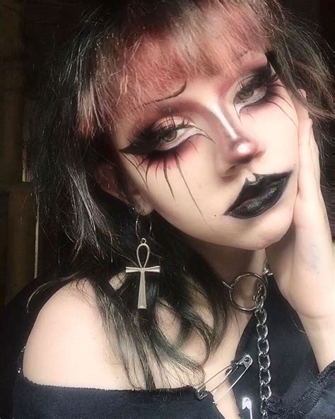 goth alternative makeup|goth makeup tiktok.